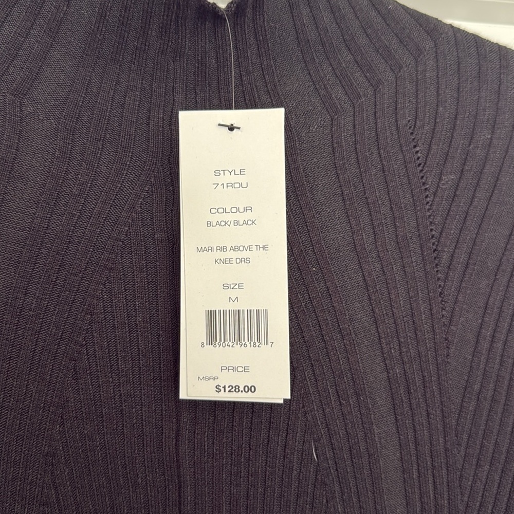 NWT French Connection fit and flare ribbed dress​​​​ - Picture 3 of 5